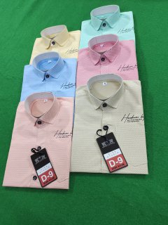 D9 Collar Neck Cotton Plain Shirts, Gender : Kids