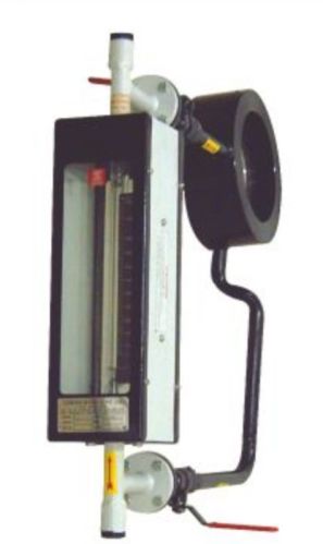 Ideal Non Polished Glass Bypass Rotameter, Shape : Rectangular