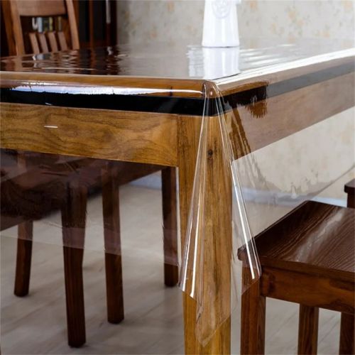 PVC Transparent Dining Table Protector, Size : 137x182cm