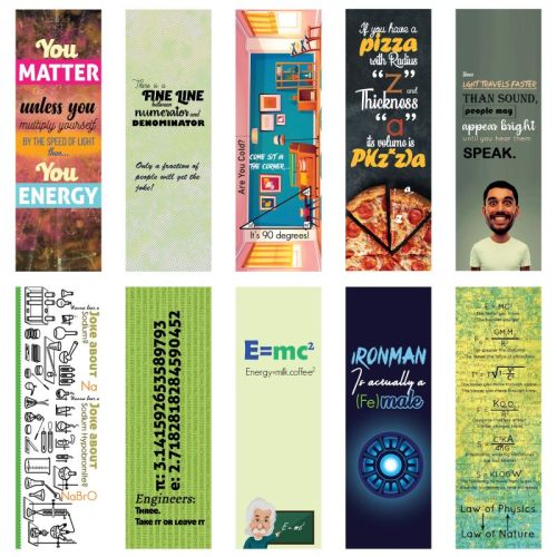 Creatie Science Geeks Elevate Your Reading Experience Bookmarks