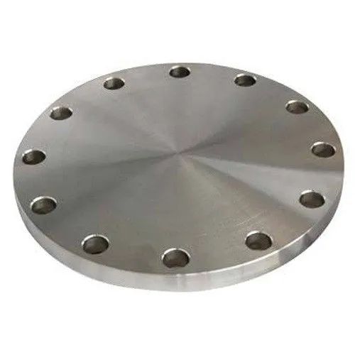 Silver Round Polished Mild Steel Blind Flange, For Fittings Use, Packaging Type : Carton