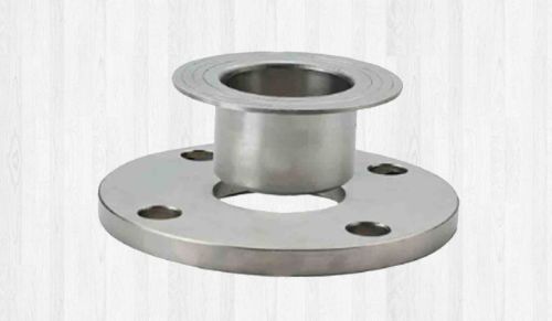 Silver Round Stainless Steel Lap Joint Flange, For Industrial Use, Packaging Type : Paper Box