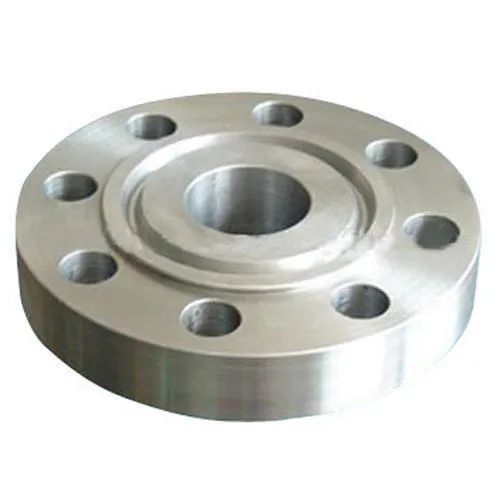 Silver Round Polished Stainless Steel RTJ Flange, For Industrial Use, Packaging Type : Paper Box