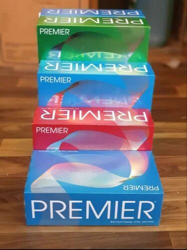 Plain Premier Facial Tissue Paper, Size : 20x20cm