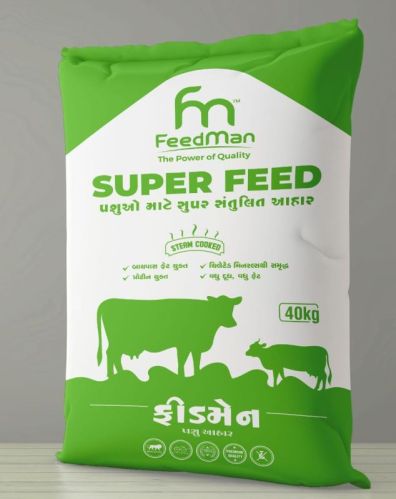 FeedMan Super Cattle Feed, Packaging Size : 40 Kg