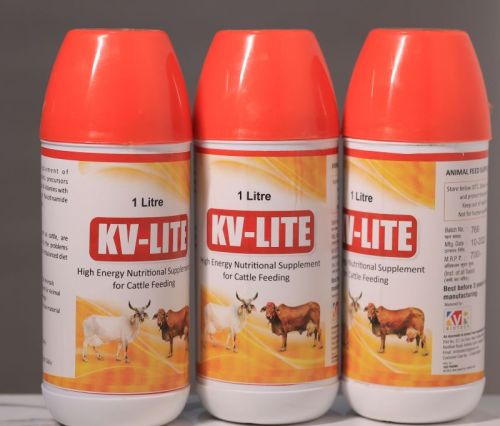 KV-Lite Cattle Feed Supplement, Packaging Type : Bottle