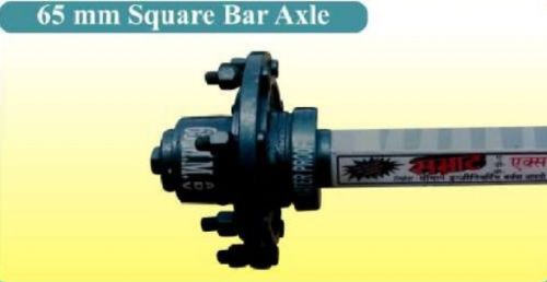 65mm Square Bar Trailer Axle, For Agricultural Implement Machine