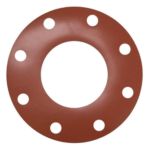 Brown PCD Hole Silicone Rubber Gaskets, For Industrial