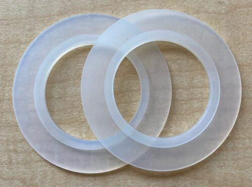 Transparent Round Polished Silicone Rubber Seals, For Industrial, Certification : Isi Certified