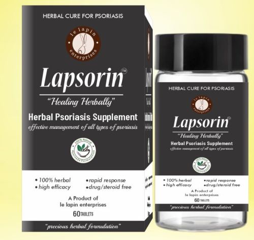 Lapsorin Psoriasis Tablet-Capsules/ Supplement, Packaging Type : PET Bottle