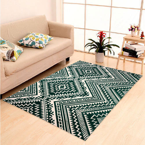Multicolor Printed Cotton Living Room Carpet, For Homes, Feature : Anti-Slip, Stylish