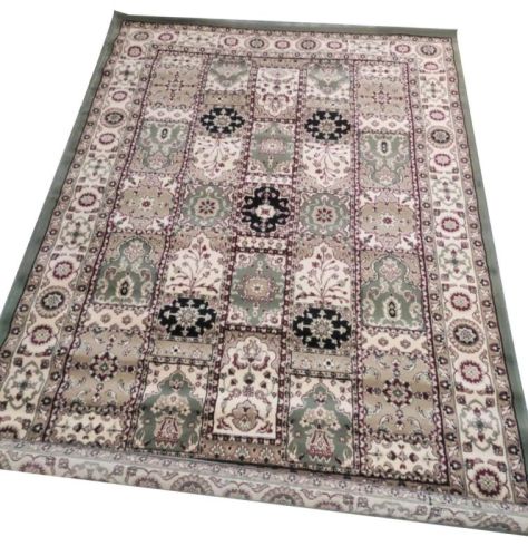 Multicolor Rectangular Printed Cotton Carpet, For Homes, Feature : Anti-Slip, Easily Washable