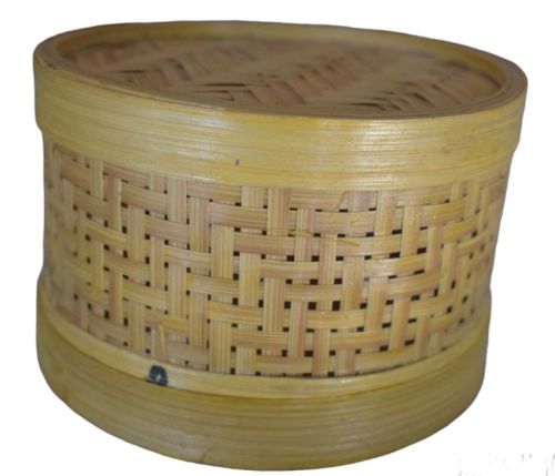 Novokart Round Bamboo Container Of Masala, For Home, Size : 20'x10'x8.6'