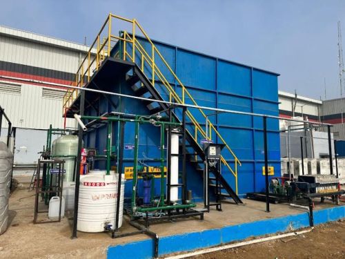 Green Vulture Automatic Mild Steel Sewage Treatment Plant, For Industrial