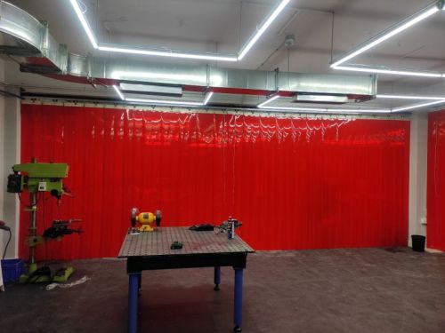 Black Rectangular Plain Polished PVC Strip Doors, For Home, Hotel, Style : Anitque, Modern