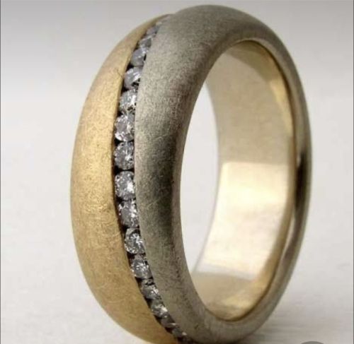 Golden Brass Ladies Cluster Ring