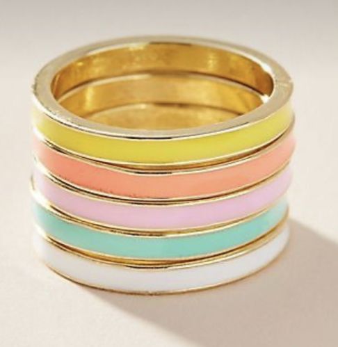 Polished Brass Ladies Fancy Enamel Ring, Size : Multisizes