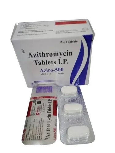 500mg Azithromycin Tablet, Packaging Type : Box