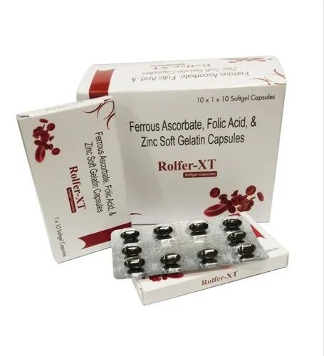 Ferrous Ascorbate, Folic Acid And Zinc Soft Gelatin Capsule