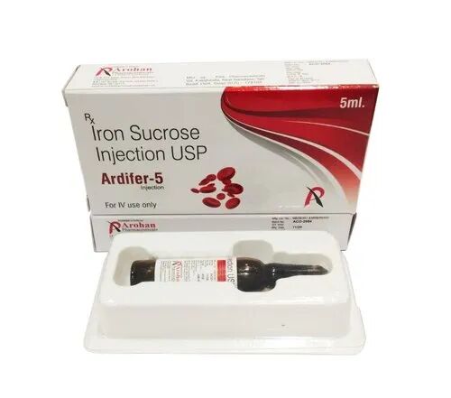 Ardifer Iron Sucrose Injection, Packaging Size : 5 Ml