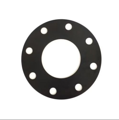 BRP Black 8 Hole Rubber Gasket, For Industrial, Shape : Round