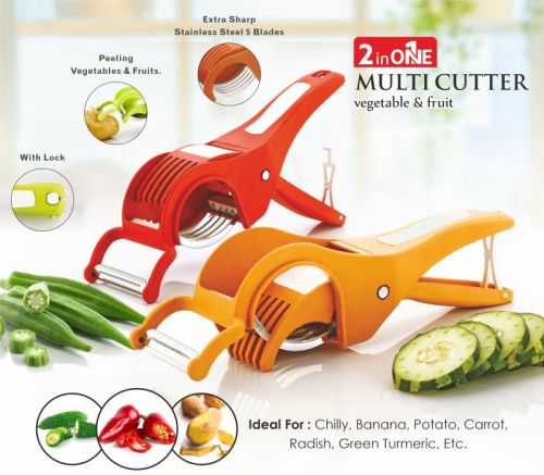 2 In 1 Multi Cutter, For Kitchen, Size : Standard