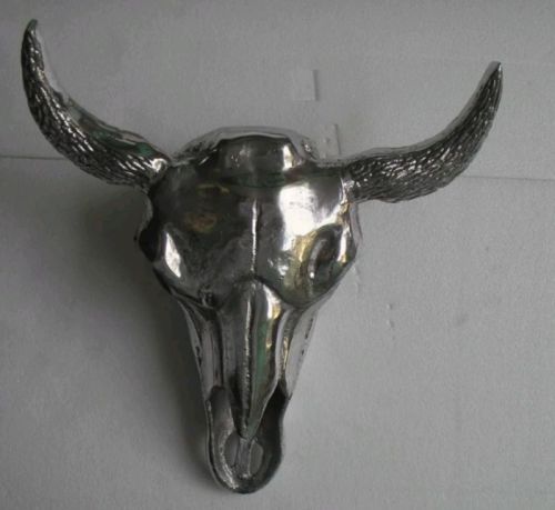 Metal Non Printed Polished Animal Head Showpiece, For Office, Hotel, Home Decor, Size : Standard