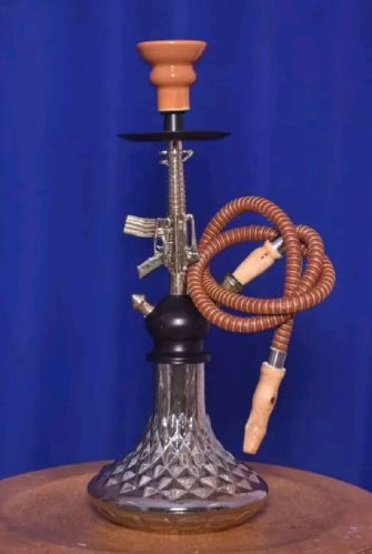 Multi Color Plain Polished Smoking Hookah