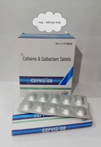 Cefviz-SB Cefixime and Sulbactam Tablets, Grade Standard : Medicine Grade