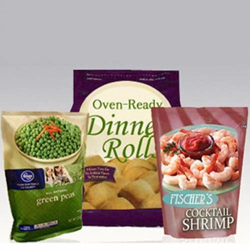 Multi Colour Printed LDPE Frozen Food Packaging Pouches