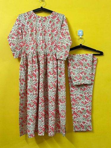 Cotton Customised Clothing, Color : Red 36