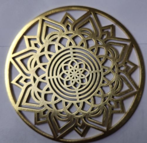 Round Metal Coasters Set Of 4pcs, For Hotel Use, Restaurant Use, Tableware, Size : 10x10cm