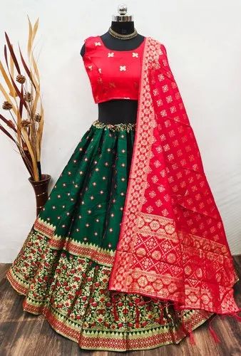 Banarasi Lehenga, Packaging Type : Plastic Zip Bag