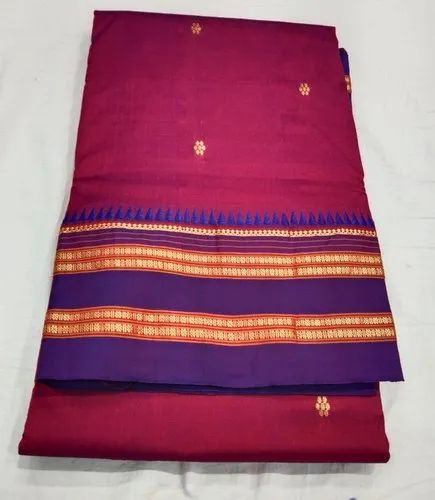 Cotton Narayanpet Saree, Speciality : Shrink-Resistant