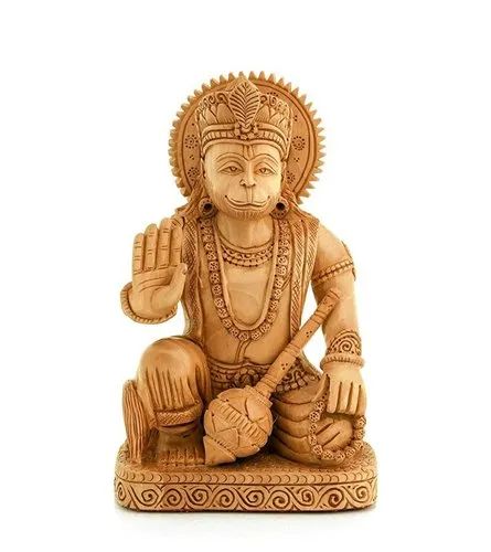 Wooden Hanuman Statue, For Interior Decor