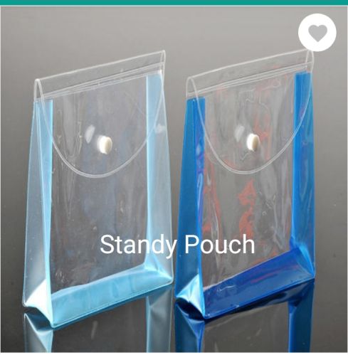 Transparent Plain PVC Stand Up Pouch