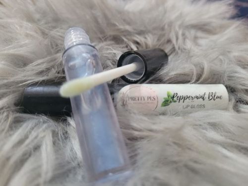 PRETTY PLS Peppermint Blue Lip Gloss, Feature : Long Shelf Life, Purity