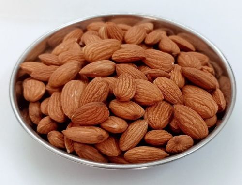 Organic Almond Nuts, For Milk, Sweets, Packaging Type : Plastic Packet