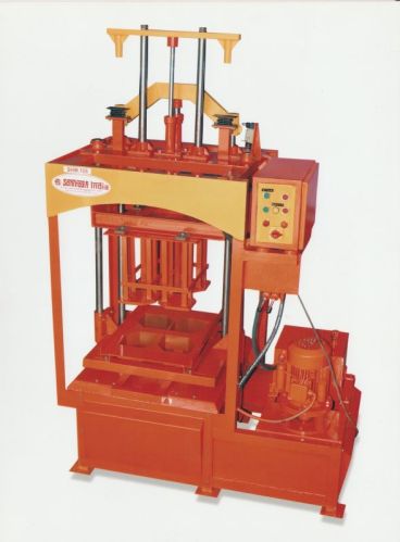 Manual Hydraulic Cement Block Making Machine, Weight : 600 Kg