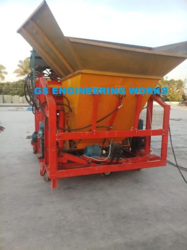Semi Automatic Hollow Concrete Block Making Machine