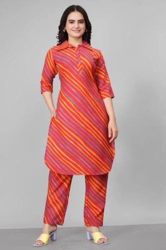 Ladies Fancy Cotton Co-ord Set, Occasion : Casual Wear