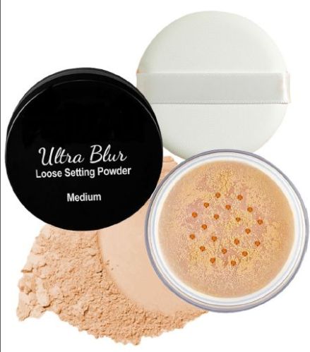 Ultra Blur Medium Loose Setting Powder, For Cosmetic, Color : Brown