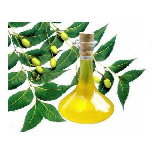 Yellow Liquid Neem Oil, For Medicine, Packaging Type : Glass Bottle