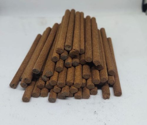 Brown Cow Dung Dhoop Sticks, For Religious, Pooja, Office, Home, Packaging Type : Plastic Packet