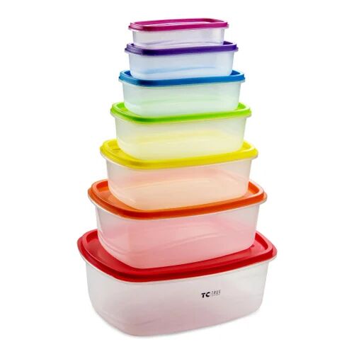 Belizzi Plain Plastic Food Container, Size : Multisizes