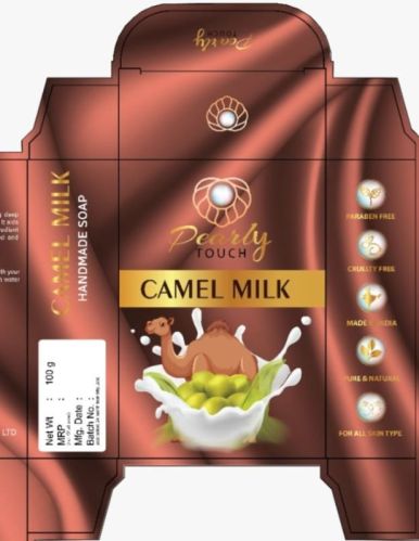Pearly Touch Handmade Camel Milk Soap, For Bath Use, Packaging Type : Paper Wrapper