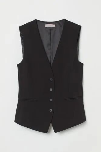 Cotton Plain College Waistcoat M, Xl, Gender : Unisex