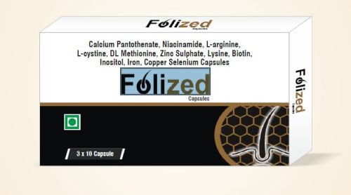 Folized Capsules, For Hair Use, Grade Standard : Medicine Grade