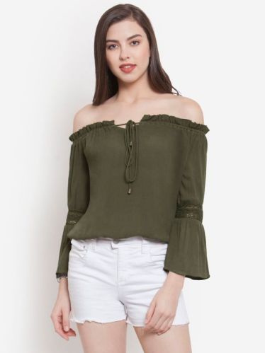 Plain Ladies Off Shoulder Top, Size : M, XL