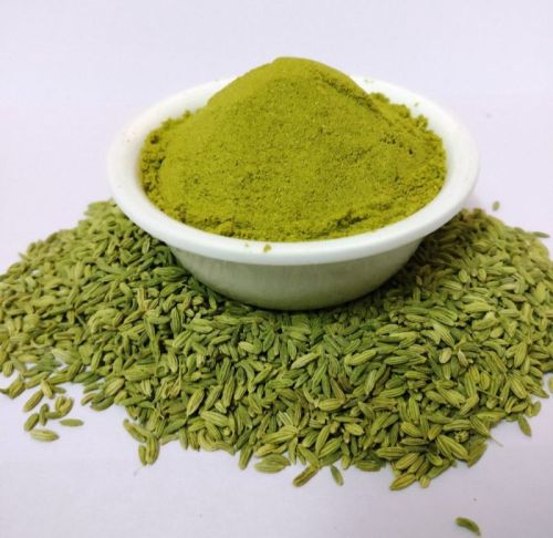 Green Organic Fennel Seeds Powder, For Cooking, Grade Standard : Food Grade